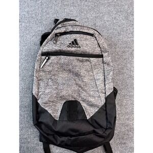 Adidas Threestripelife Backpack Gray Heather Black School Gym Travel Bag